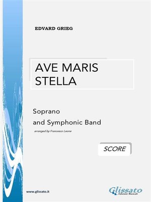 cover image of Ave Maris Stella--E.Grieg (SCORE)
